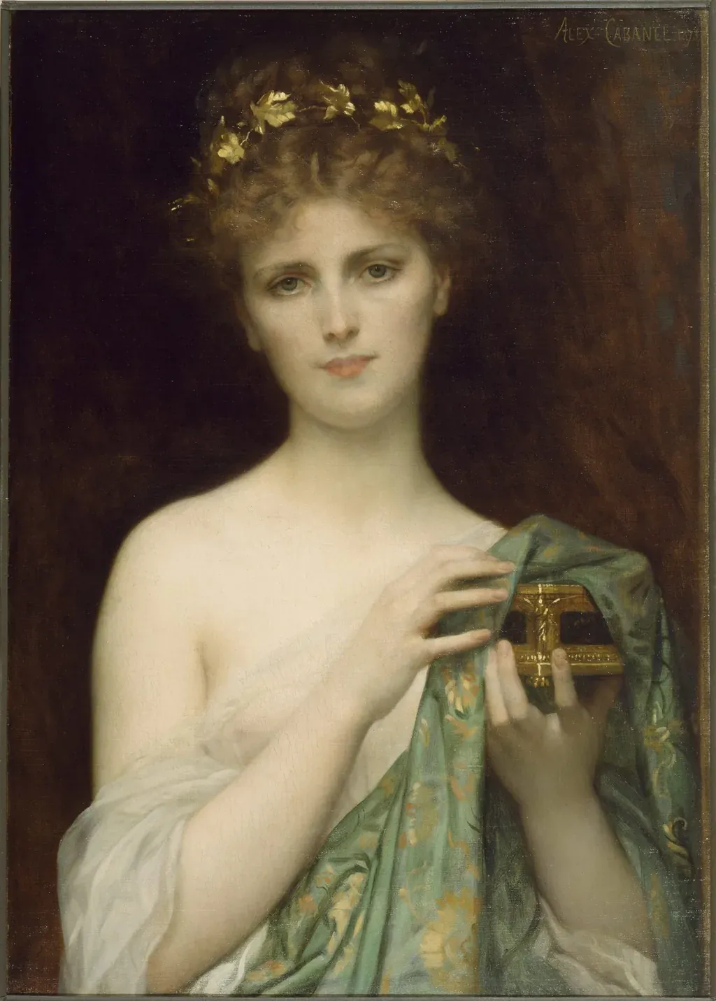 Drape peinture cabanel — illustration de l'article « Histoire du drapé »