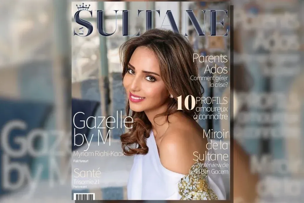 Myriam Riahi Kaak- Gazelle by M- Couverture du magazine La Sultane #46