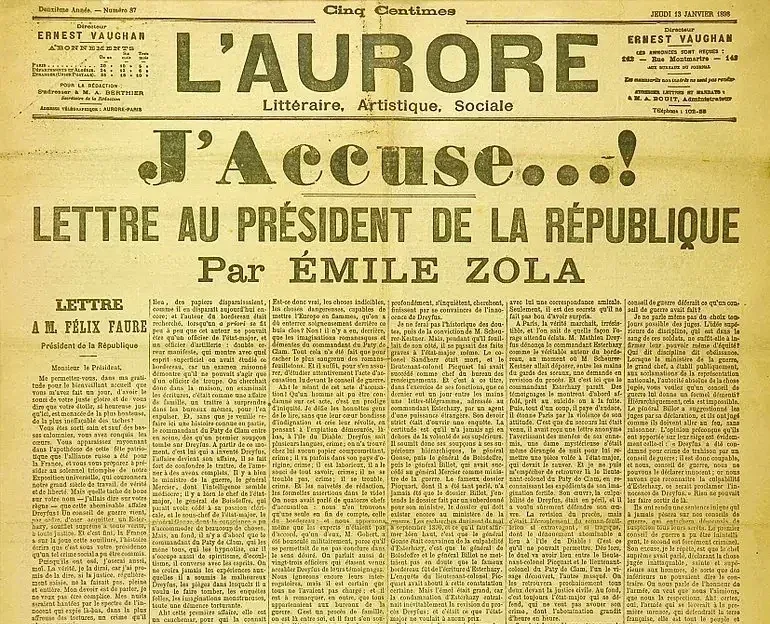 J'accuse- Zola