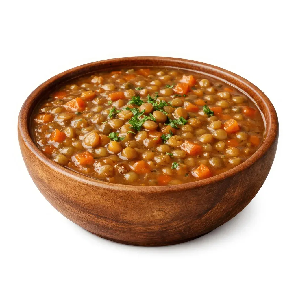 Puree lentilles — illustration de l'article « Purée de lentilles jaunes à la coriandre et au gingembre »