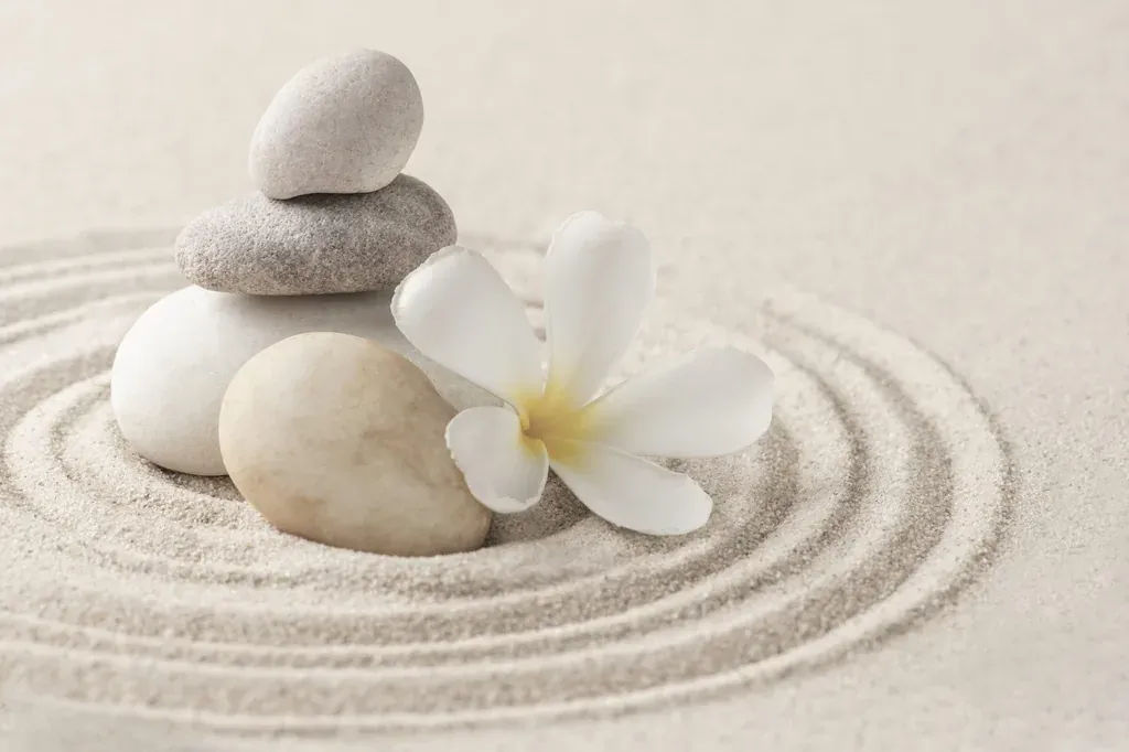 Pierres zen equilibre — illustration de l'article « Vie harmonieuse: 4 règles à suivre »