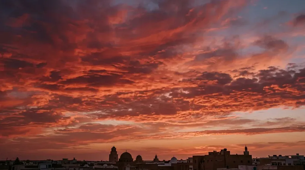 Nuages hors du commun : comment le ciel de Kairouan s’est embrasé ?