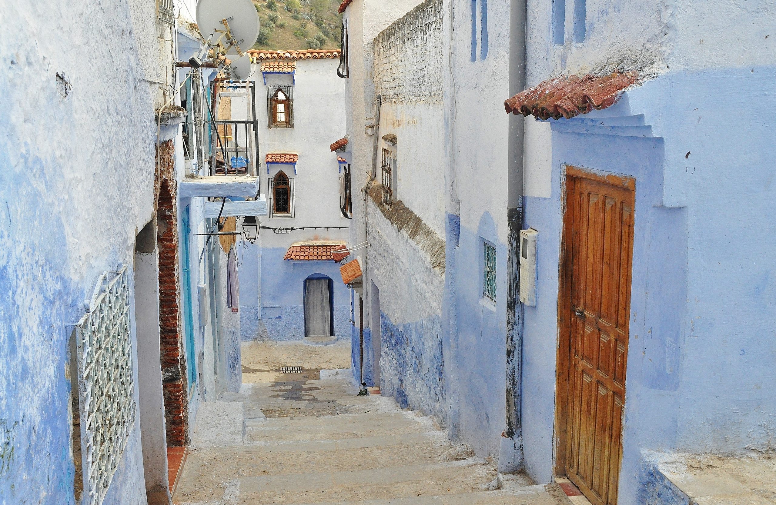 Ruelle bleue de la médina