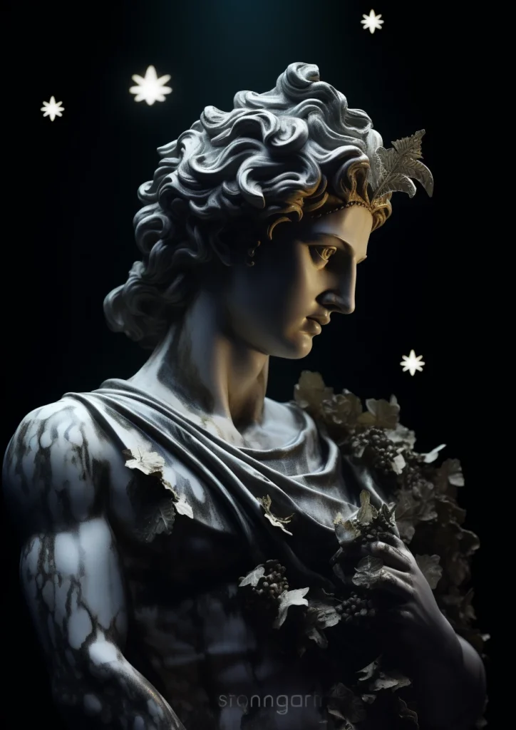 Apollo style sculpture