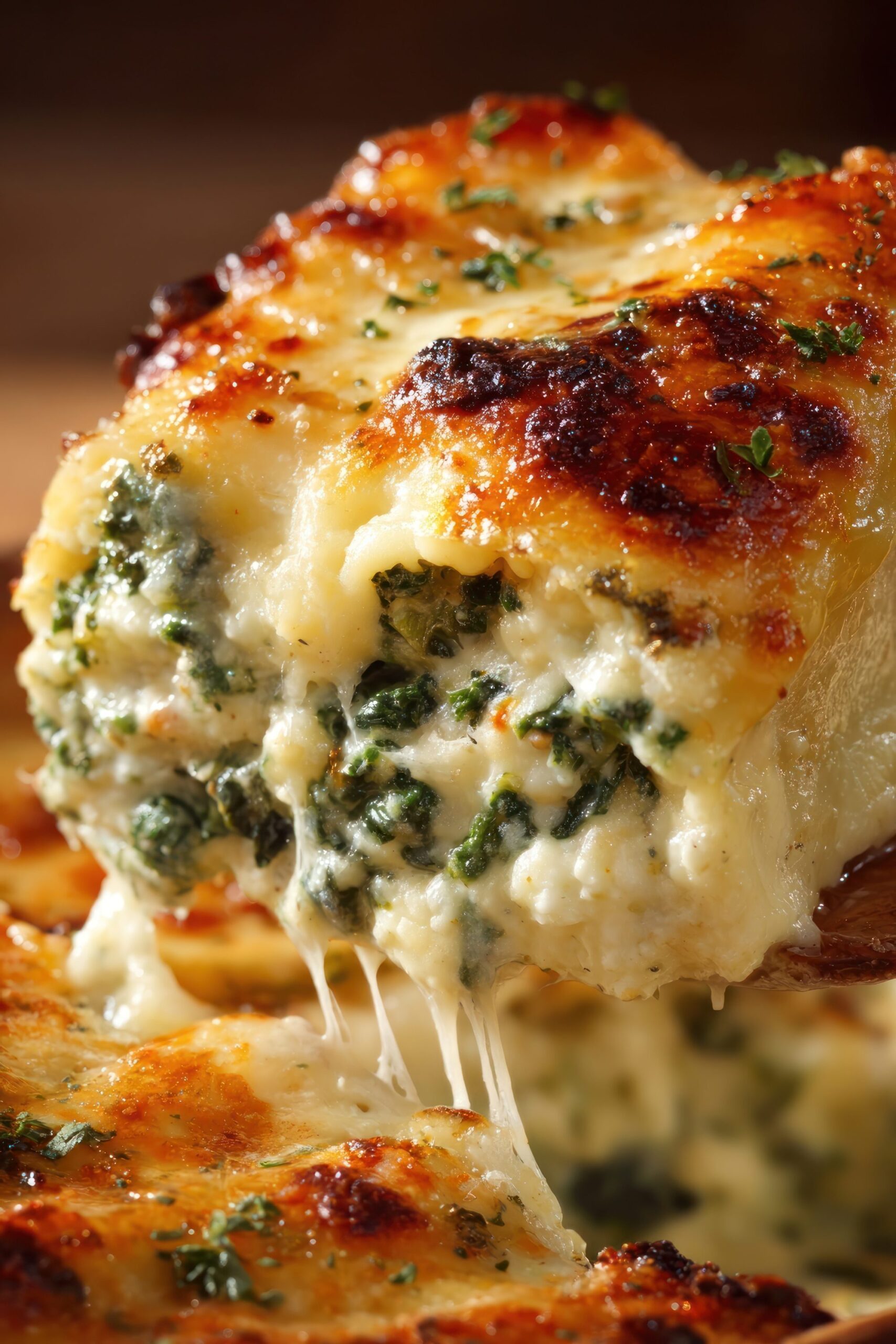 Lasagne epinards — illustration de l'article « Rouleaux De Lasagne Aux Épinards »